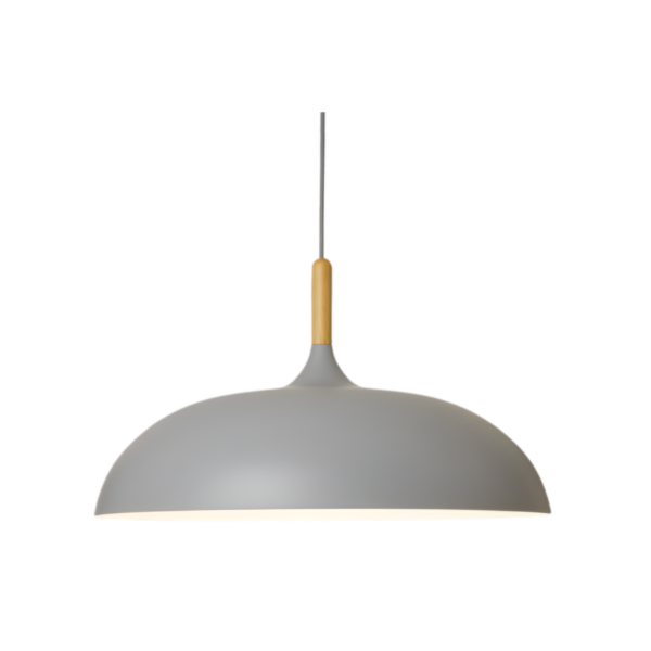 Drewniana lampa wisząca w stylu skandynawskim