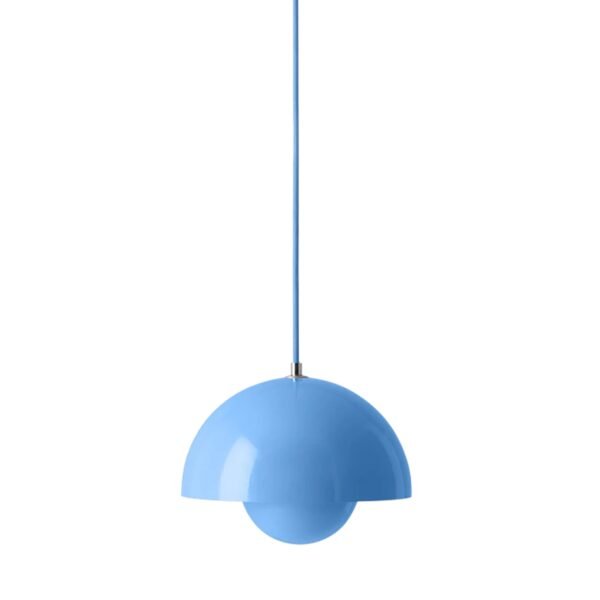 Minimalistyczna lampa wisząca emitująca ciepłe światło