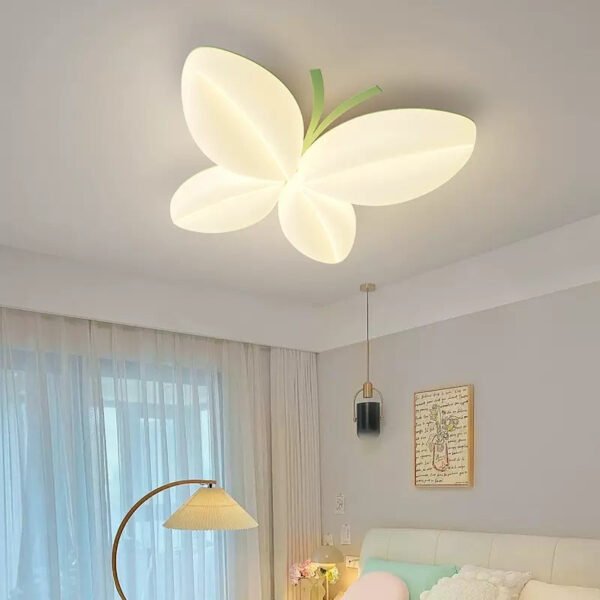 Dekoracyjna lampa sufitowa LED w formie motyla