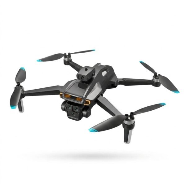 Składany dron z kamerą, potrójnym obiektywem i goglami