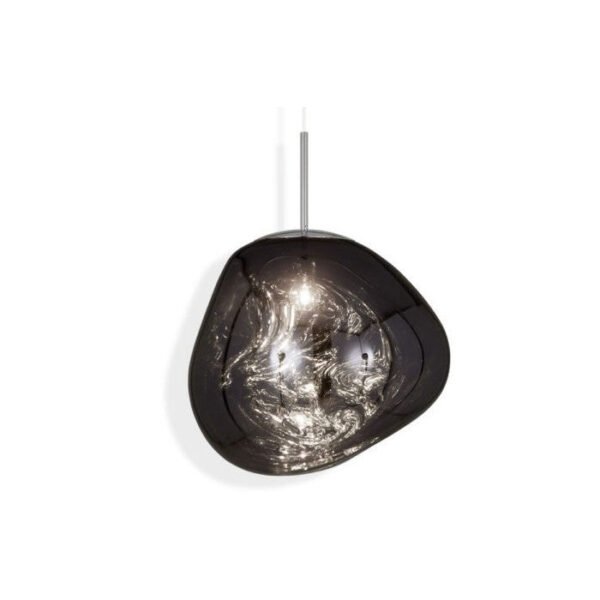 Nowoczesna kulista lampa wisząca z oprawką E27, bez żarówki, o lustrzanej powierzchni