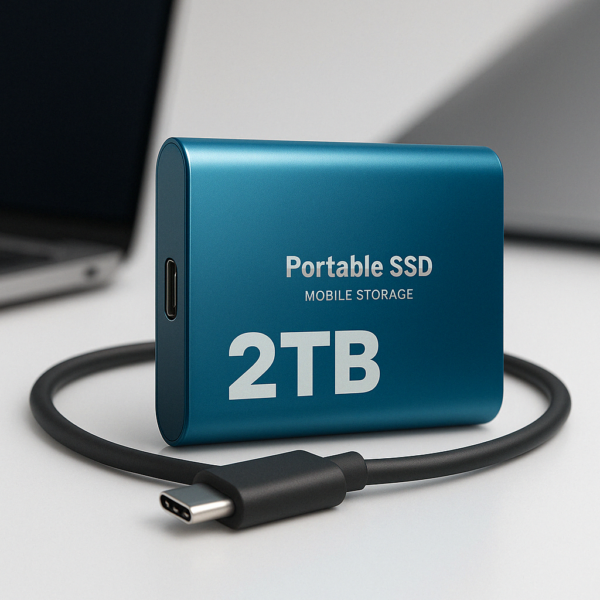 Przenośny dysk SSD 2TB USB-C do laptopa i komputera