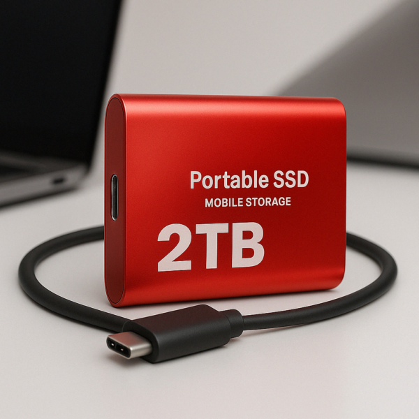 Przenośny dysk SSD 2TB USB-C do laptopa i komputera