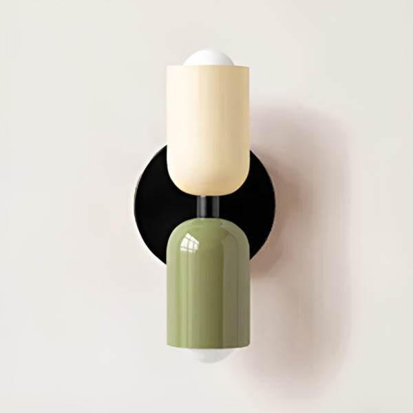 Nordycka lampa ścienna LED ze światłem góra–dół