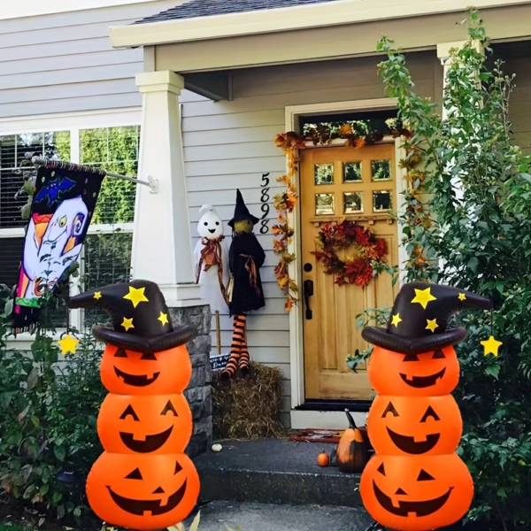 Dmuchana dekoracja halloweenowa z wodną podstawą do ogrodu i wnętrz
