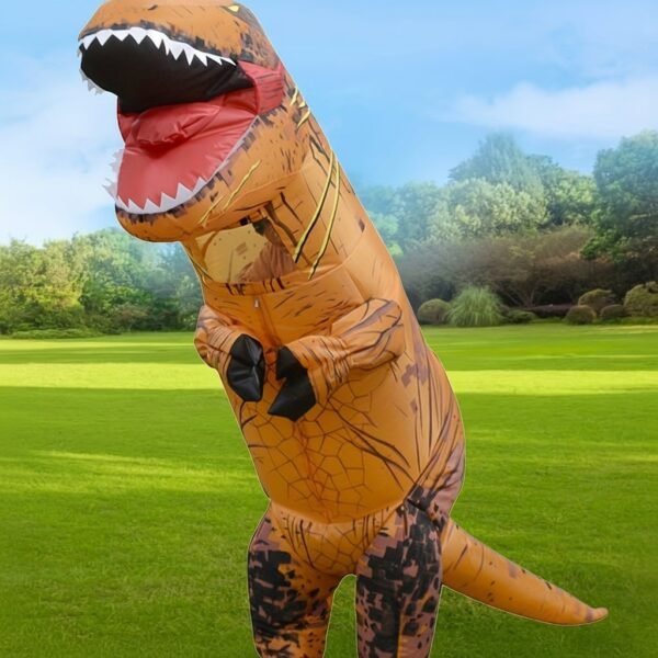 Dziecięcy nadmuchiwany kostium dinozaura na Halloween i karnawał
