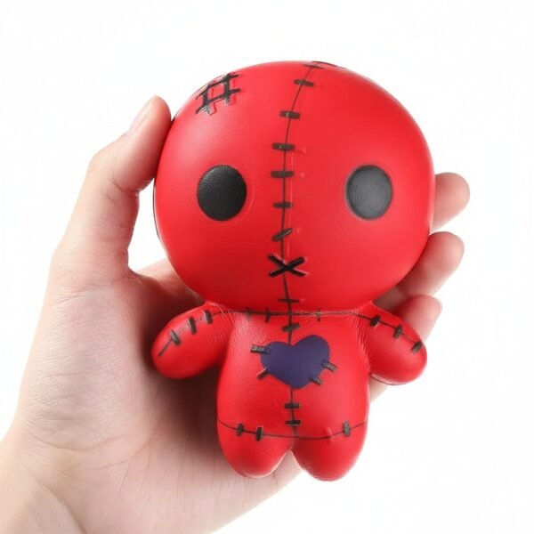 Antystresowy gniotek squishy w kształcie laleczki na Halloween