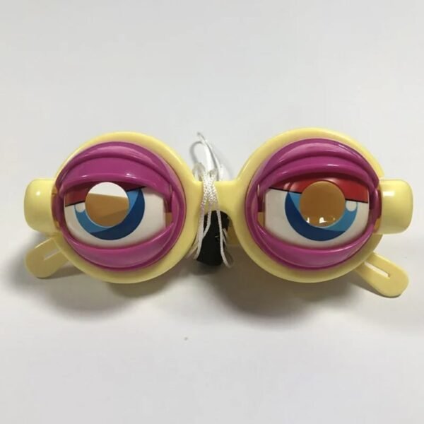 Imprezowe okulary z ruchomymi powiekami na sznurku na Halloween