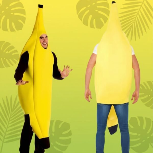Jednoczęściowy piankowy strój banana na Halloween i karnawał