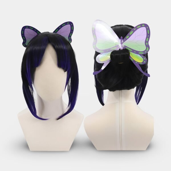 Kompletny strój cosplay anime na Halloween z haori i peruką