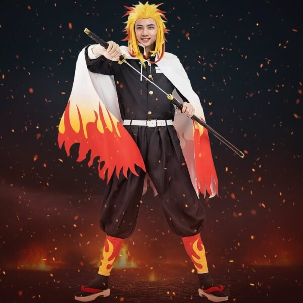 Wieloczęściowy strój cosplay anime z haori dla dzieci i dorosłych