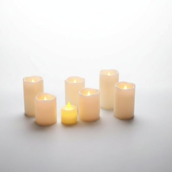 Dekoracyjne świeczki tealight LED z migoczącym płomieniem