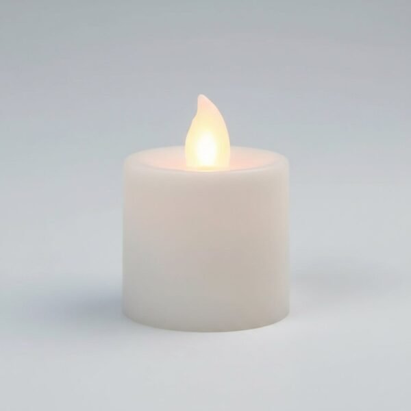 Dekoracyjne świeczki tealight LED na baterie z migoczącym płomieniem