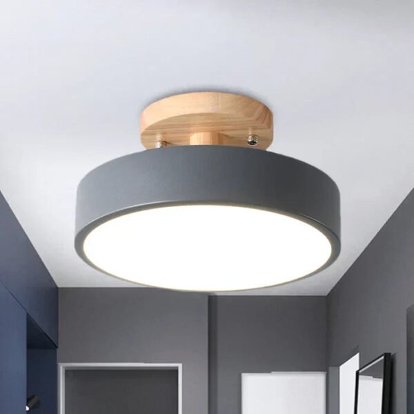 Skandynawska lampa sufitowa LED o eleganckiej formie