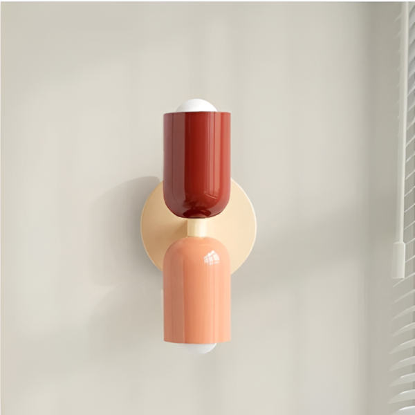 Nordycka lampa ścienna LED ze światłem góra–dół